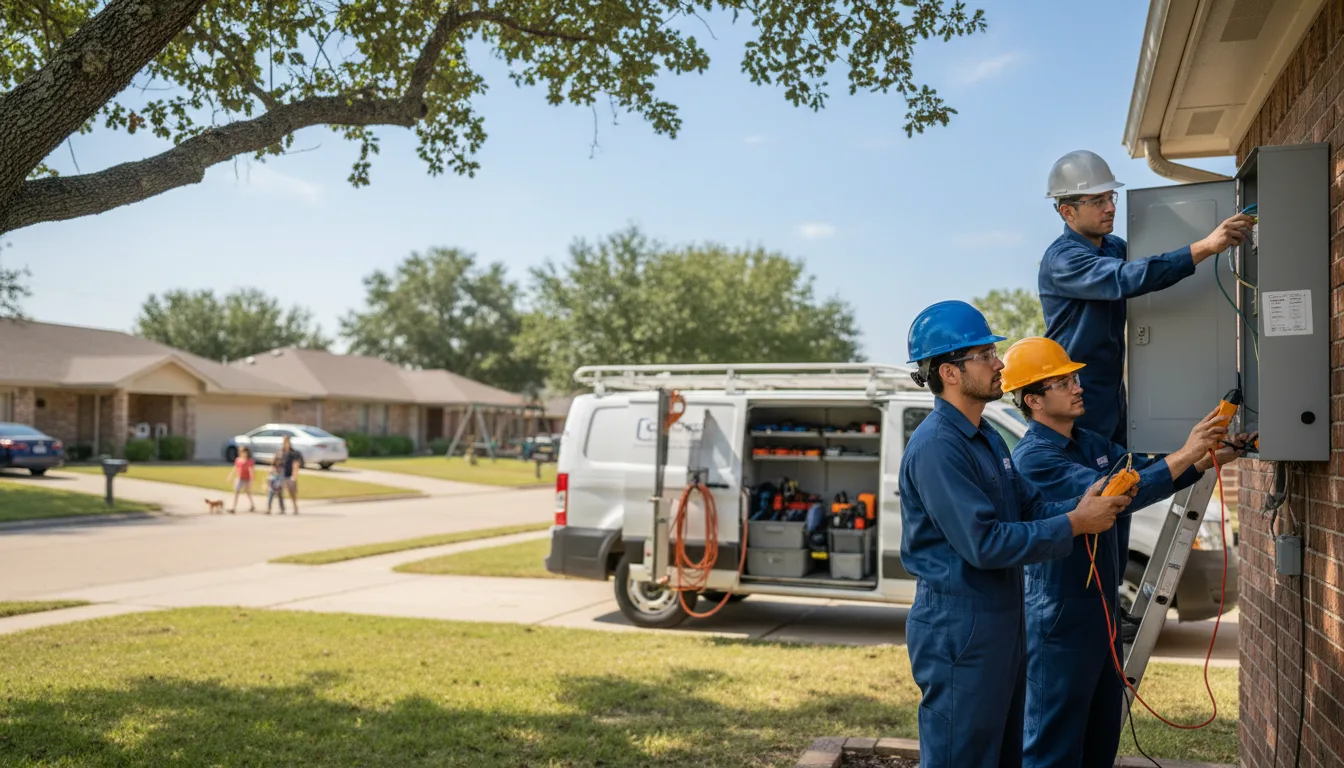 Certified electrician providing emergency electrical services in Bartley, NE